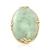 颜色: green, Ross-Simons | Ross-Simons Red Jade Ring in 18kt Gold Over Sterling