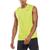 商品Reebok | Men's Workout Ready Sleeveless Tech T-Shirt颜色Acid Yellow