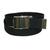 颜色: black, CTM | Kids' Cotton Adjustable Belt with Brass Military Buckle (Pack of 2)