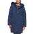Tommy Hilfiger | Women's Faux-Fur-Trim Hooded Puffer Coat, 颜色Navy