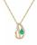 颜色: Emerald, Macy's | Emerald (5/8 ct. t.w.) and Diamond (1/4 ct. t.w.) Pendant Necklace in 14K Gold (also in 14K White Gold Sapphire & 14K Gold Ruby)