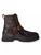 Ralph Lauren | Oslo High Waterproof Leather-Suede Boots, 颜色BROWN BLACK
