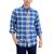 商品Club Room | Men's Regular-Fit Plaid Flannel Shirt, Created for Macy's颜色Med Sapphire