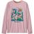 Patagonia | Regenerative Graphic Long-Sleeve T-Shirt - Kids', 颜色How to Slide: Peaceful Pink