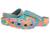 color Digital Aqua/Multi, Crocs | Classic Marbled Tie-Dye Clog (Little Kid/Big Kid)