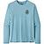color How to Save/Fin Blu X Dye, Patagonia | Patagonia Men's Capilene Cool Daily Graphic Long Sleeve Shirt