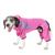 颜色: pink, Pet Life | Pet Life  Active 'Pawsterity' Mediumweight 4-Way-Stretch Yoga Fitness Dog Tracksuit Hoodie