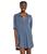 Eberjey | Gisele - The Boyfriend Sleepshirt, 颜色Coastal Blue/Ivory