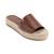 DKNY | Women's Camillo Slip-On Espadrille Platform Slide Sandals, 颜色Saddle