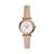 商品Fossil | Carlie Mini Three-Hand Leather Watch颜色ES4699 Rose Gold Blush Leather
