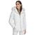 Calvin Klein | Women's Stretch Faux-Fur-Trim Hooded Puffer Coat, 颜色Eggshell