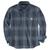 Carhartt | Carhartt Men's Loose Fit Heavyweight Flannel LS Plaid Shirt, 颜色Navy
