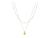 color Red Mix, Chan Luu | Pre-Layered Enamel Bead Necklace with Charm