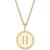 商品第7个颜色H, Sarah Chloe | Initial Medallion Pendant Necklace in 14k Gold-Plated Sterling Silver, 18"