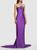GIUSEPPE DI MORABITO | Shiny Jersey Strapless Long Dress, 颜色Purple