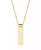 颜色: Gold - M, brook & york | Maisie Initial Gold-Plated Pendant Necklace