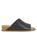 商品Aerosoles | Yorketown Leather Wedge Sandals颜色BLACK_LEATHER