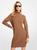 商品第1个颜色HUSK, Michael Kors | Ribbed Wool and Cashmere Blend Turtleneck Sweater Dress