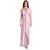 颜色: Rose Dawn, BCBG | BCBGMAXAZRIA Evette Women’s Ruffled Chiffon V-Neck Gown with Front Slit