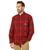 商品Carhartt | Rugged Flex® Relaxed Fit Lightweight Long Sleeve Plaid Shirt颜色Chili Pepper