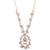 商品第2个颜色Pink, Givenchy | Stone & Crystal Orbital Cluster Pendant Necklace, 16" + 3" extender