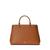 颜色: Lauren Tan, Ralph Lauren | Crosshatch Leather Large Hanna Satchel