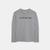 color light heather grey, Coach | Coach Outlet Essential Long Sleeve T Shirt In Organic Cotton
