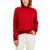 商品Tommy Hilfiger | Women's Argyle Logo Mock-Neck Sweater颜色Scarlet Multi