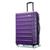 颜色: Purple, Samsonite | Samsonite Omni 2 Hardside Expandable Luggage with Spinner Wheels, Checked-Medium 24-Inch, Midnight Black