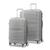 颜色: Light Grey, Samsonite | Samsonite Freeform Hardside Expandable with Double Spinner Wheels, Checked-Large 28-Inch, Black