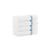商品第5个颜色Blue, Aston and Arden | Aegean Eco-Friendly Recycled Turkish Hand Towels (4 Pack), 18x30, 600 GSM, White with Weft Woven Stripe Dobby, 50% Recycled, 50% Long-Staple Ring Spun Cotton Blend, Low-Twist, Plush, Ultra Soft