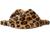 商品Madewell | Quilted Scuff Slippers in Recycled Faux Fur颜色Leopard Faux Fur