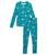 颜色: Blue/Green S'mores, L.L.BEAN | Organic Cotton Fitted Pajamas (Little Kids)