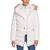 Tommy Hilfiger | Women's Bibbed Faux-Fur-Trim Hooded Puffer Coat, Created for Macy's, 颜色White