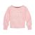 商品Tommy Hilfiger | Big Girls Printed Pieced Popover Boat-Neck Sweatshirt颜色Pink