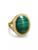 颜色: MALACHITE, David Yurman | Albion Oval Ring in 18K Yellow Gold