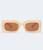 Aeropostale | Aeropostale Women's Chunky Rectangle Sunglasses***, 颜色tan 259