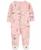 颜色: Pink Koala, Carter's | Baby Boys and Baby Girls 2-Way Zip Sleep and Play Coverall