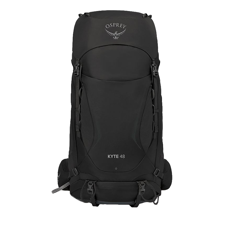 颜色: 黑色, Osprey | 小鹰KYTE系列女款户外背负登山徒步双肩背包48L KYTE-48-NOIR（三色可选）