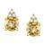 商品第5个颜色Citrine with 14k Gold, Macy's | Gemstone & Diamond Accent Stud Earrings