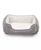 颜色: Gray, Macy's | Happycare Textiles Orthopedic Rectangle Bolster Pet Bed, 25"x21" Super Soft Plush Dog Bed