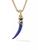 颜色: LAPIS, David Yurman | Tusk Amulet with 18K Yellow Gold