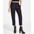 商品Calvin Klein | Women's High-Rise Stretch Twill Cargo Ankle Pants颜色Black