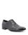 color Black, Santoni | Men's Darian Cap Toe Dress Shoes
