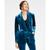 商品第4个颜色Teal Kingfisher, INC International | Women's Velvet Blazer, Created for Macy's