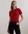 颜色: Madison Red, Ralph Lauren | Women's Cable-Knit Polo Shirt