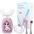 颜色: Pink - Kids, V-WHITE | V-WHITE Ultrasonic U-Shaped Toothbrush for Teeth Whitening, Electric Toothbrush For Adults - 360° Mouth Cleansing, Hands Free Gums Protection - Wireless Charging & LED Light -Waterproof IPX7 Certified