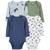 颜色: Blue, Carter's | Baby Girls Long Sleeve Bodysuits, Pack of 4