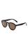 color Black/Brown, Celine | Men's Round Sunglasses, 52mm