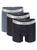 商品第2个颜色BLACK GREY, Calvin Klein | Ultra Soft 3-Pack Boxer Briefs